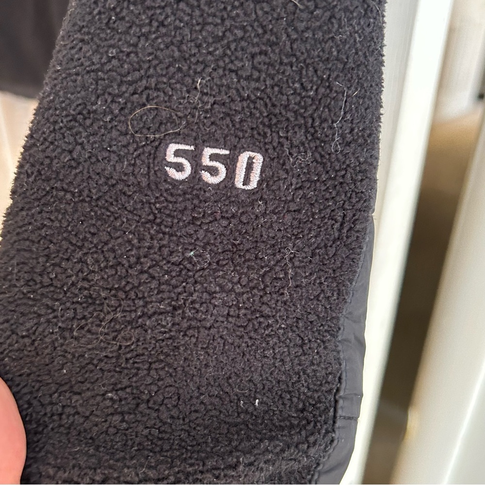 North Face Men's 550 Black Fleece/Puffer Polartec with down jacket size small - Picture 6 of 13